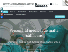 Tablet Screenshot of anghelclinic.ro